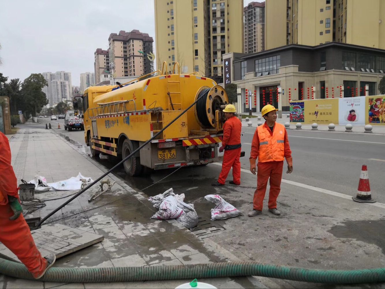 宜君排污管道清淤-管道清洗